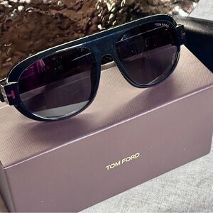 New Tom Ford Authentic Aviator Sunglasses Blake-02